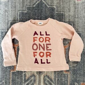 Oeuf NYC Graphic Print Sweatshirt – All For One For All
